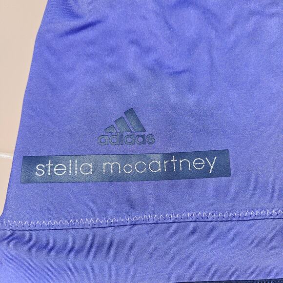 Adidas x Stella McCartney Purple Racerback Stretchy Performance Tank Size Medium - Picture 4 of 6